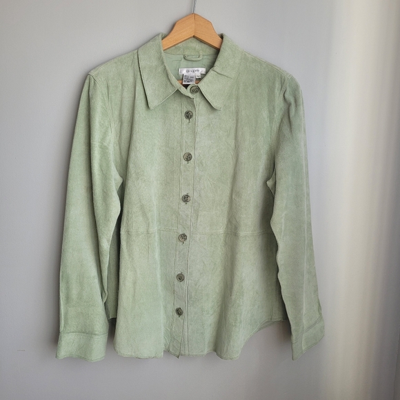 Co & Ebby Tops - Suede Shirt Size L